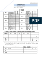 U1 - S1 - Ficha de Trabajo 1-Estructura Del Átomo y Tabla Periódica