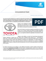 El Sistema de Desarrollo de Productos de Toyota