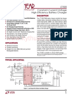 Descriptio Features: LT1505 Constant-Current/Voltage High Efficiency Battery Charger