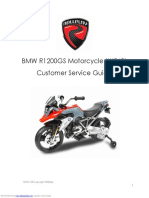 BMW R1200GS Motorcycle (W348) Customer Service Guide: Rollplay