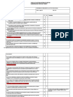 Check List Auditoria Sistema de Gestion Elaboracion de Pastas de Tomate