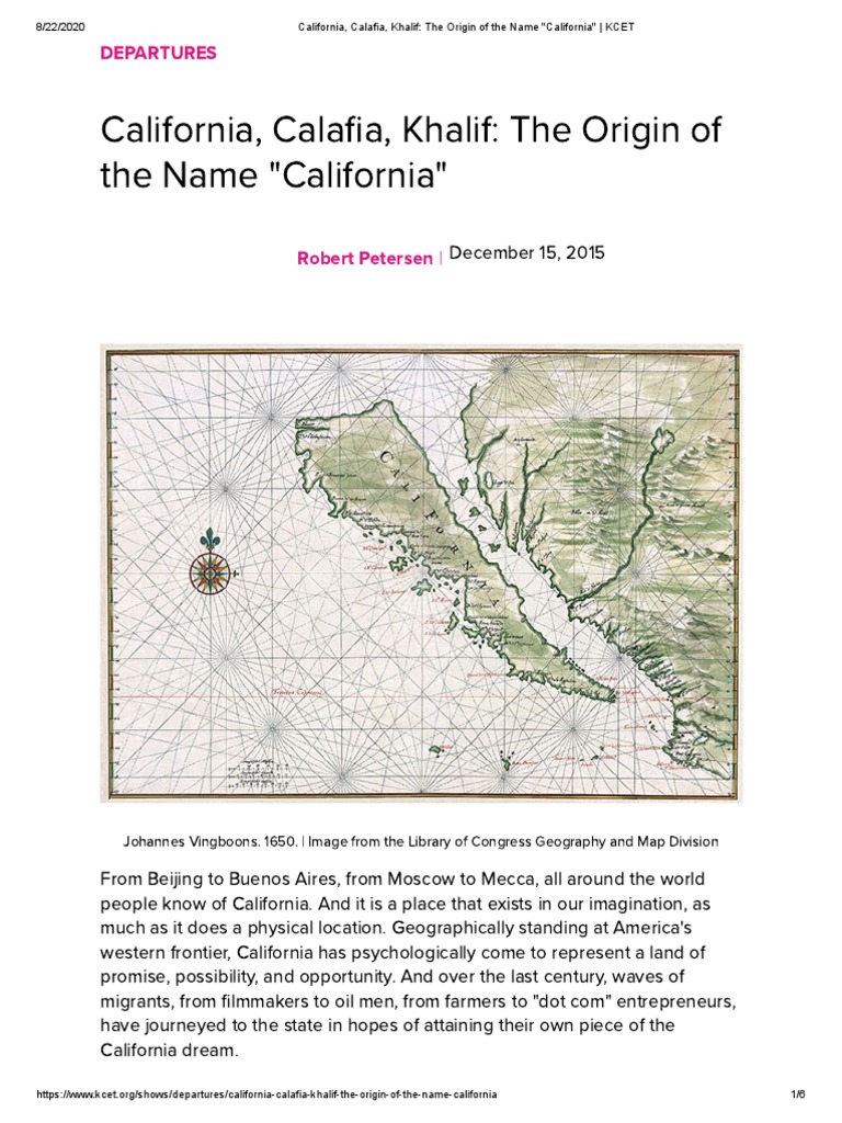 Origin of the Name 
