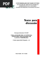 UMA ANÁLISE DE CLUSTER DA INDÚSTRIA MOVELEIRA DE LAGOA VERMELHA
