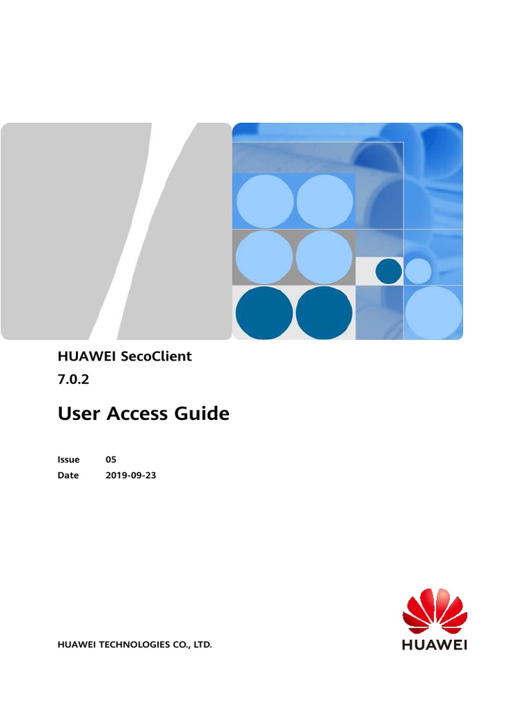 HUAWEI SecoClient User Access Guide | PDF | Installation (Computer ...