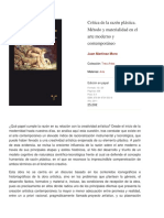 Critica de La Razon Plastica Metodo y Ma PDF