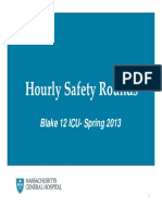 Hourly Safety Rounds: Blake 12 ICU-Spring 2013