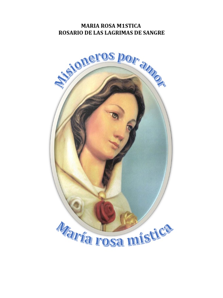 Oraciones y Rosario a María Rosa Mística | PDF | Oración | María, madre ...