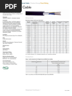 NYY-J Power Cable: Dimensions