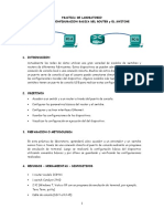 Practica de Laboratorio Conf Basica Router y Switche PDF