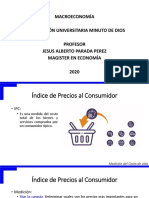 Macroeconomía Corporación Universitaria Minuto de Dios Profesor Jesus Alberto Parada Perez Magister en Economía 2020