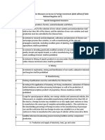 The Special Administrative Measures On Access To Foreign Investment (2020 Edition) ("2020 National Negative List") No. Special Management Measures