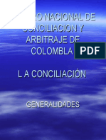 La Conciliacion, El Conciliador, Centros de Conciliacion, Marco Legal, Linea Institucional