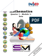 Mathematics: Quarter 1 - Module 1: Sets