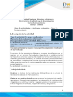 Guia de Actividades y Rúbrica de Evaluación - Unidad 2 - Paso 2 - Fundamentación