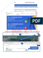 Pasos y Recomendaciones para El Uso Del Classroom y Meet