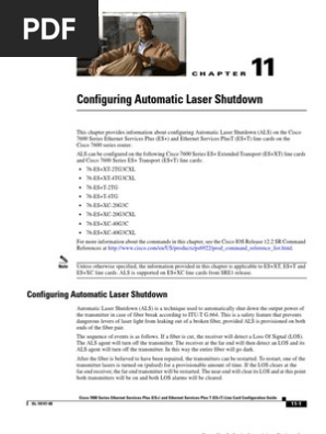 7600 ES+ Automatic Laser Shutdown