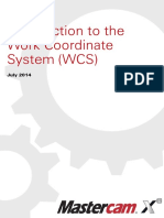 Introduction To The Work Coordinate System (WCS) : July 2014