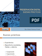 "Preservación Digital: Buenas Prácticas - Casos" Lic. María Patricia Prada