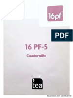 Cuadernillo 16 PF 5 PDF