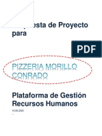 Propuesta de Alcance para Un Sistema de Gestion de Recursos Humanos