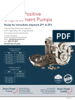In Stock Positive Displacement Pumps: Ready For Immediate Shipment ZP1 & ZP3