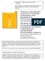 Calvo, A. J., Et Al. (2014) - Variables Relacionadas Con La Conducta Prosocial en La Infancia y La Adolescencia PDF
