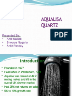 Aqualisa Quartz: Presented By: - Amit Mallick - Shourya Nagaria - Ankit Pandey