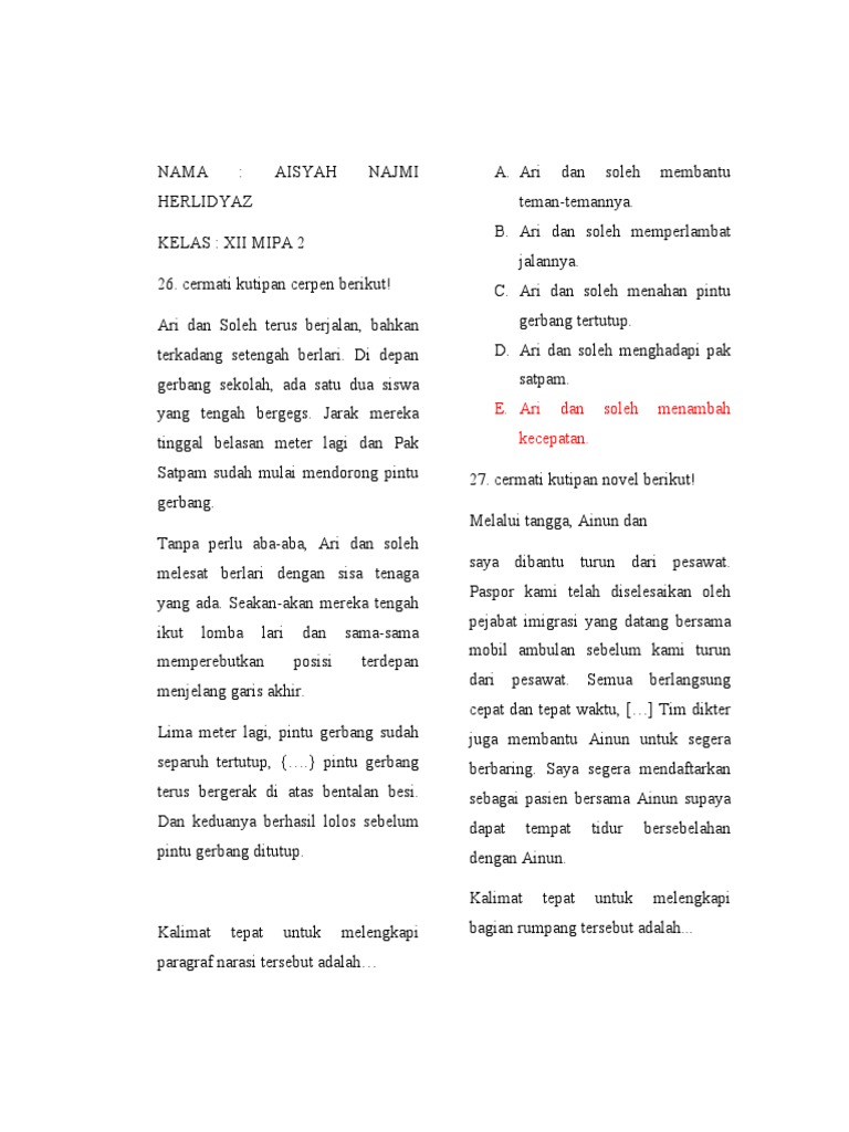 Aisyah Najmi Herlidiyaz