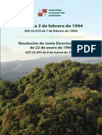 Ley 1 de 3 de Febrero de 1994: Resolución de Junta Directiva 05-98 de 22 de Enero de 1998