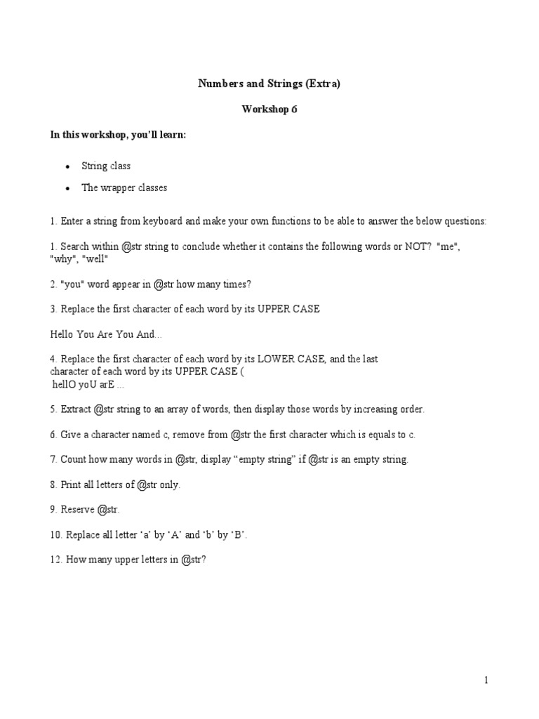 Mastering String Manipulation An InDepth on Using the String