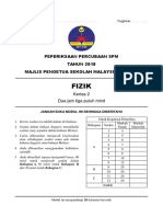 2018 Physics P2 Kedah PDF
