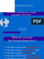 Present Perfect Tense: or The Most Confusing Tense You Have Ever Tried To Understand !