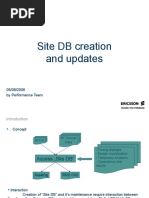 Site DB Creation and Updates: 05/08/2006 by Performance Team