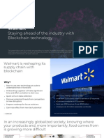 Case Study Walmart Blockchain Analysis