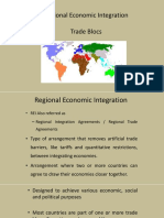 Regional Economic Integration and Trade Blocs
