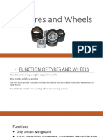 Tyres: Functions, Cross Ply Design & Wheel Support