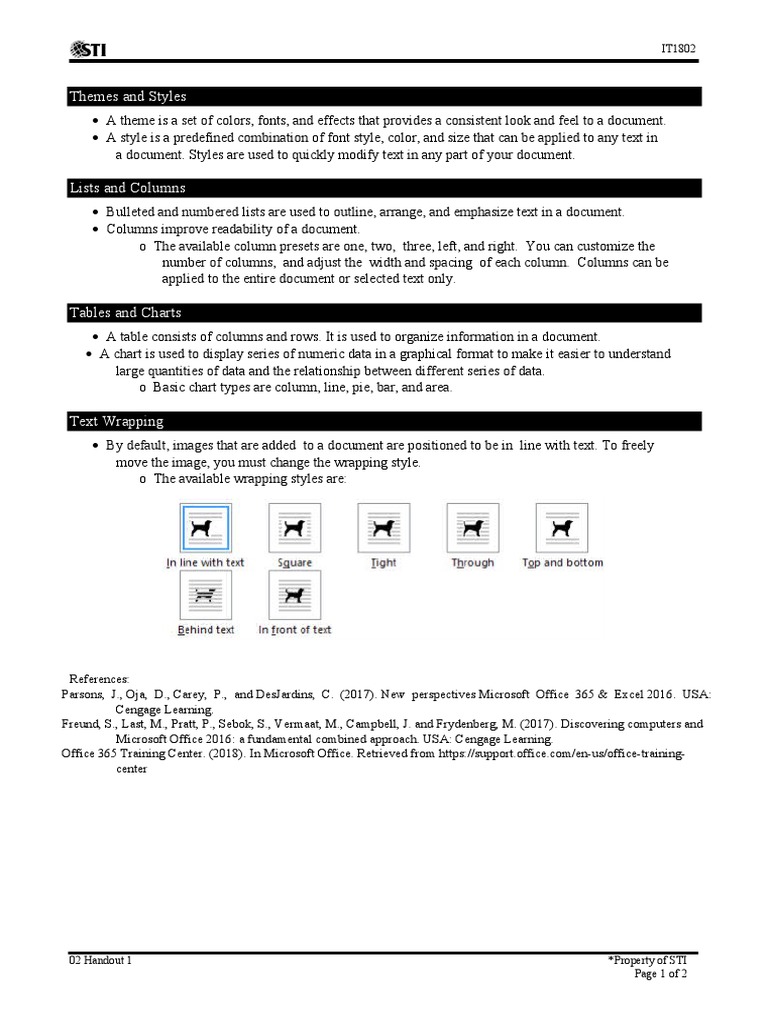Microsoft Office Document Formatting Guide | PDF