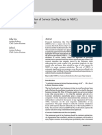 An Empirical Investigation of Service Quality Gaps in Nbfcs Using Servqual Model