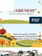 Basic Economic Problems Confronting The Development of The Philippines in The 21st Century