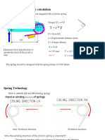 Spring - Design - Important Points and Calculation