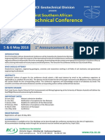 SAICE Geotechnical CONFERENCE PDF