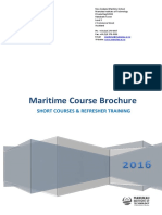 Maritime Course Brochure: Short Courses & Refresher Training