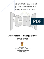 Receipt and Utilization of Foreign Contribution by Voluntary Associations