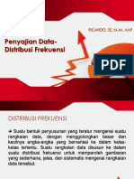 Penyajian Data-Distribusi Frekuensi Dan Tengah