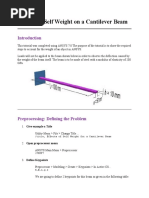 ANSYS Tutorials For MTECH Students