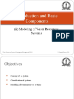 Introduction and Basic Components: (Ii) Modeling of Water Resources Systems