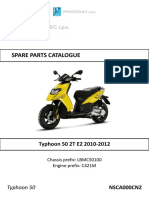 Spare Parts Catalogue: Typhoon 50 2T E2 2010-2012