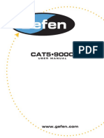 Gefen CAT5-9000 Manual