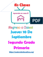 Mis Clases 2 Do Grado 10 Septiembre Primaria