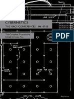 Claus Pias Cybernetics The Macy Conferences 19461953 The Complete Transactions 1 PDF